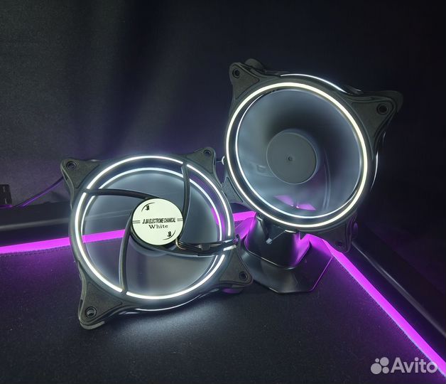 Кулеры корпусные пк 120х120 (белые и др)