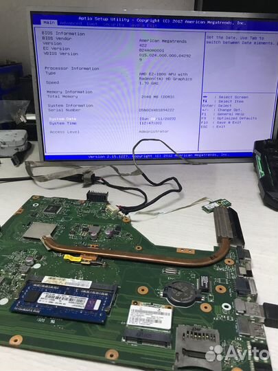 Материнская плата Asus X55u REV1.6 60-N8OMB1700-D0