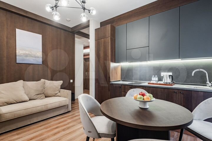 1-к. апартаменты, 34,1 м², 2/6 эт.