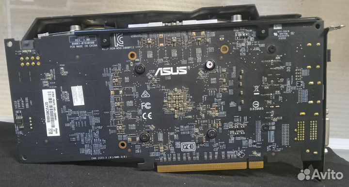 Видеокарта asus strix rx 470 4 gb