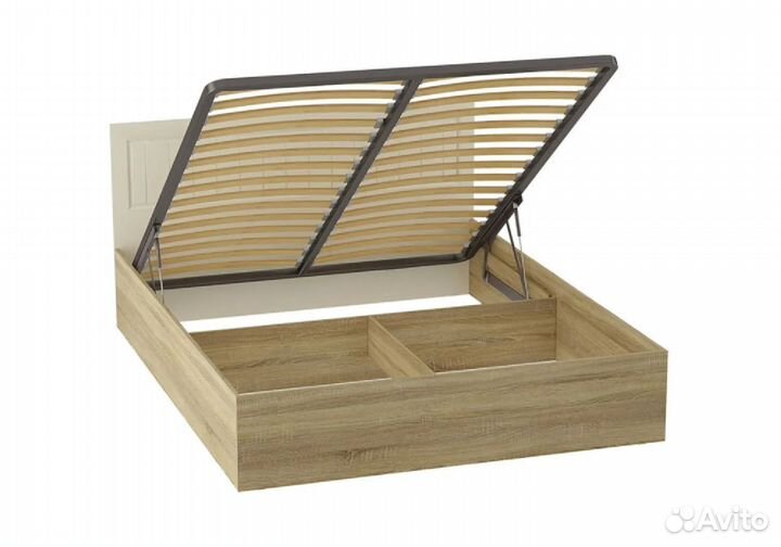 Кровать двуспальная с подъемным механизмом