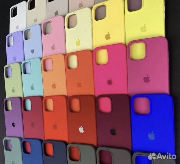 Силиконовый чехол на iPhone 13/12 Pro/11/8/7