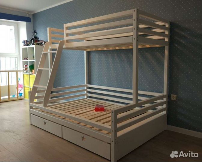 Кровать двухьярусная детская на заказ