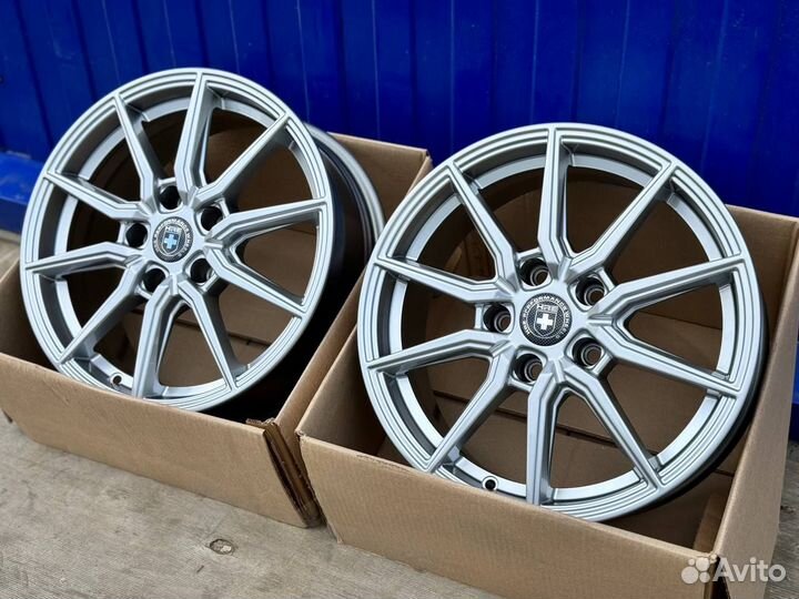 Диски r16 5x112 HRE NZ10 серебро