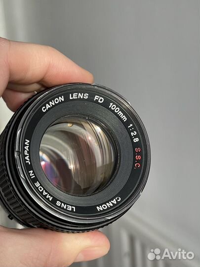 Объектив canon fd 100mm 2.8 s.s.c