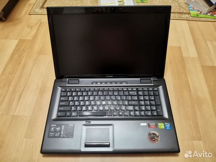 Ноутбук MSI CX70 i5-4200M gt 740M, SSD 256, озу 16