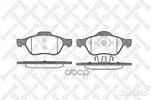 973 000-SX 962 00FDB1440 колодки дисковые п