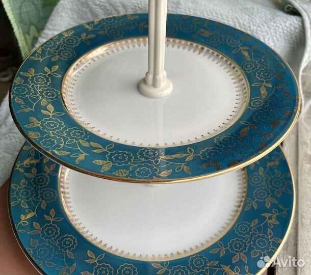 Новая фарфоровая ваза-этажерка Чехословакия