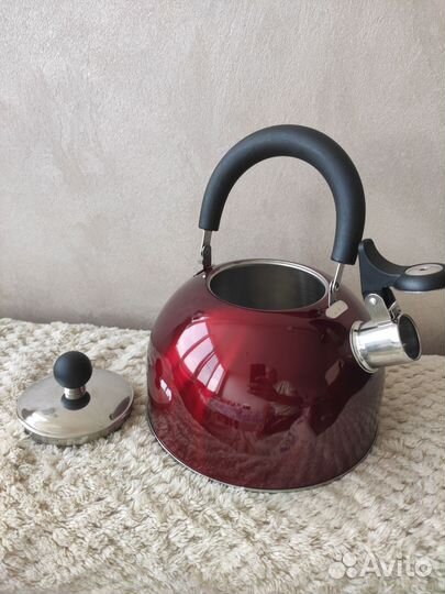 Чайник из нержавеющей стали 2,5 л новый