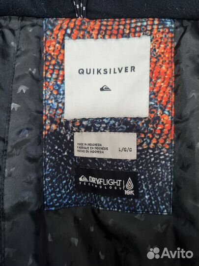 Сноубордическая куртка quicksilver tr