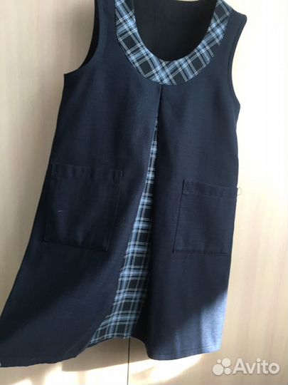 Школьная форма для девочки синяя