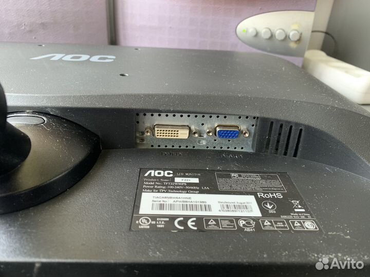 Монитор aoc f22+