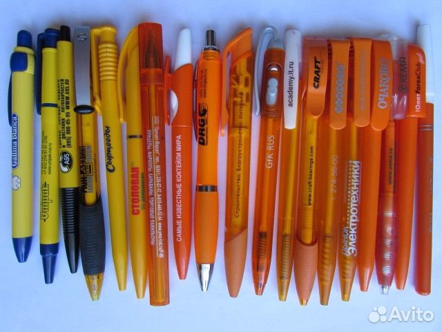 Ручки шариковые с логотипами фирм