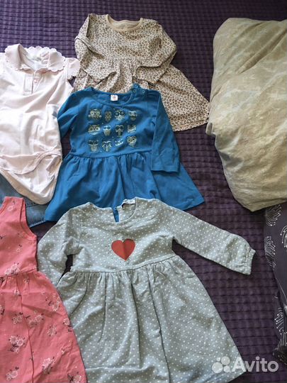 Платье для девочки пакетом 1,5-2 года