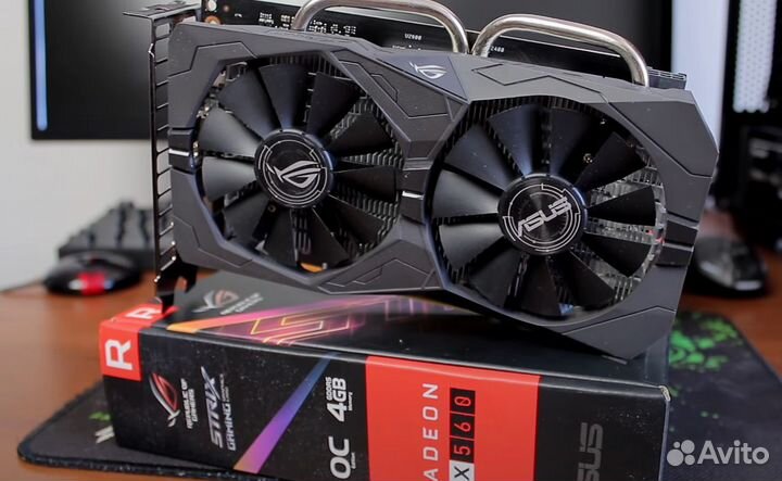 Видеокарта Asus Radeon RX 560 Dual 4Gb