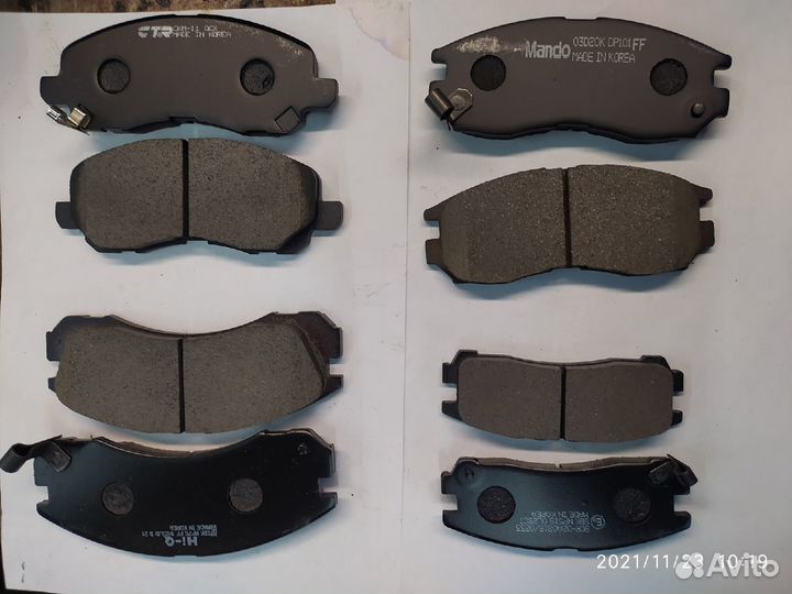 Тормозные колодки митсубиси галант 8