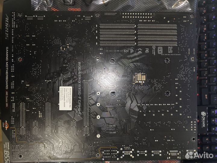 Материнская плата asus rog strix b350-f gaming