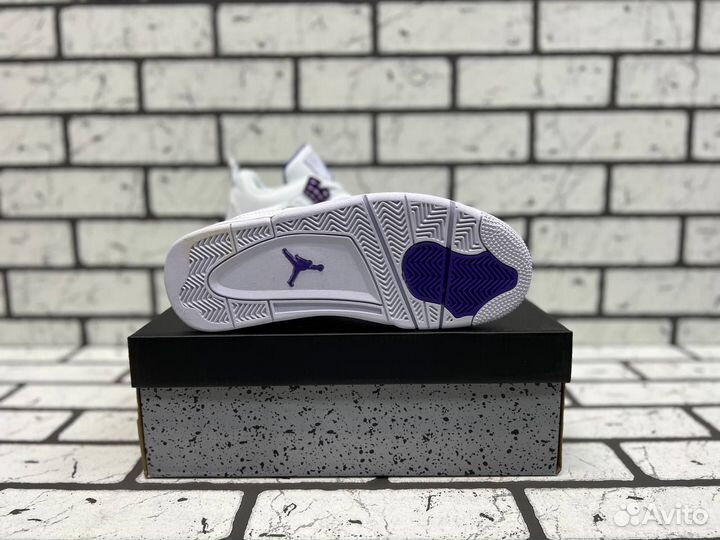 Кроссовки Nike Air Jordan 4 Purple Metallic