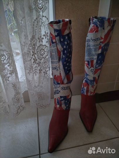 Сапоги женские производство Италия