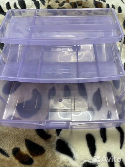 Чемодан пластиковый маникюрный