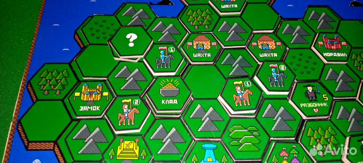 Настольная игра в стиле Героев меча и магии