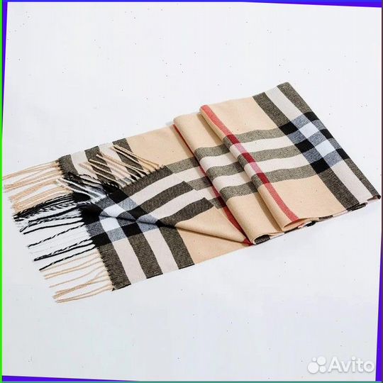 Тёплый шарф Burberry (S - XXL)