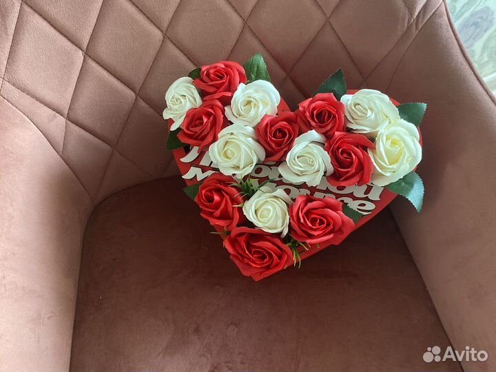 Букеты из мыльных роз