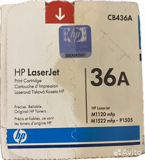 Картридж HP 36A (CB436A)