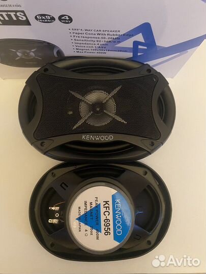 Колонки Kenwood 16x24 овалы