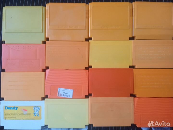 Картриджи dendy из 90х