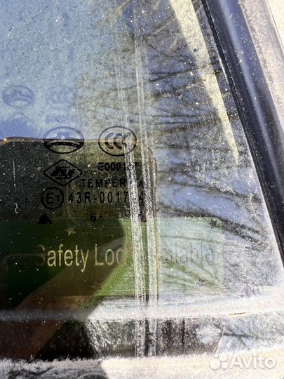 Форточка задней двери левая Great Wall Hover H3