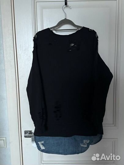 Maison Mihara Yasuhiro Double Jeans Sweatshirt