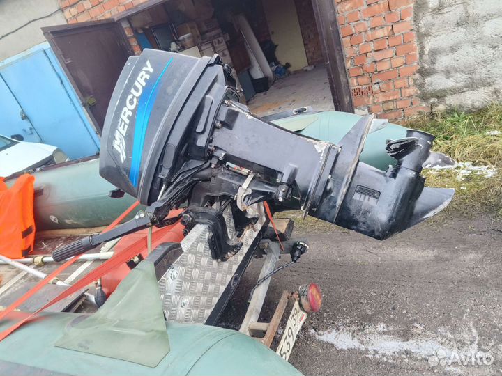 Лодка мотор прицеп комплект