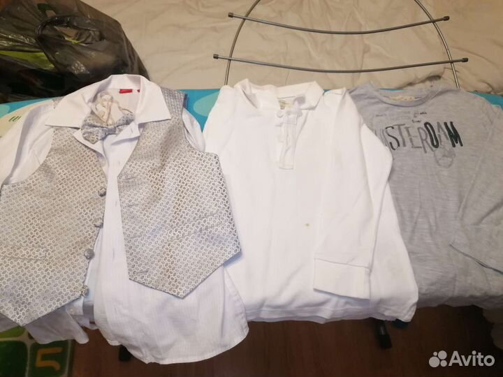 Вещи пакетом на мальчика110 116см