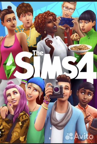 Игра Sims 4 c дополнениями и каталогами