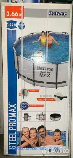 Каркасный бассейн 366 на 122 в наличии