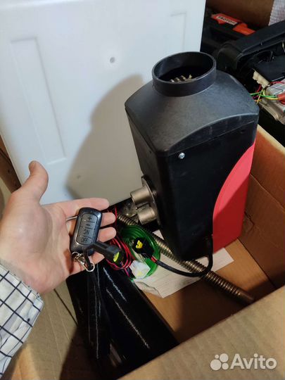 Сухой фен отопитель 12в без корпуса