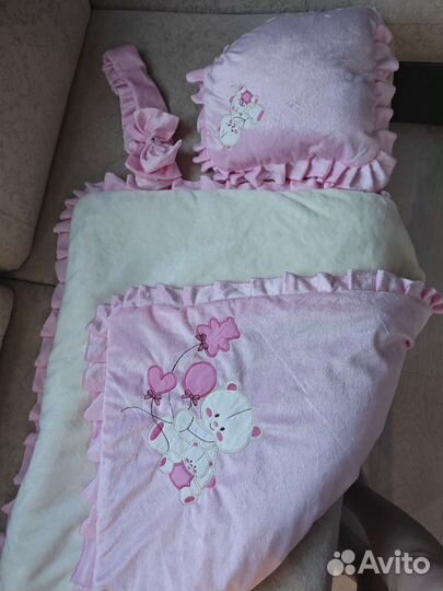 Детское одеяло и подушка