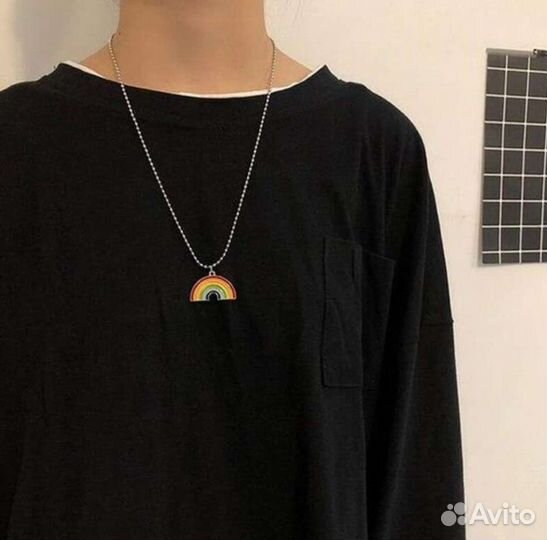 Цепочка с подвеской радуга
