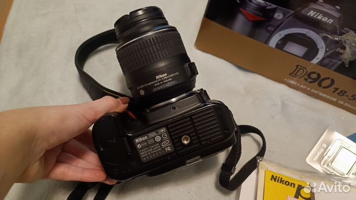 Фотоаппарат nikon d90 + объектив 18-55mm