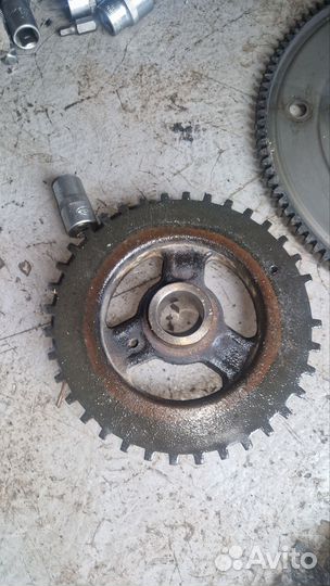Шкив коленвала мазда мпв 2.3 АКПП без vvti