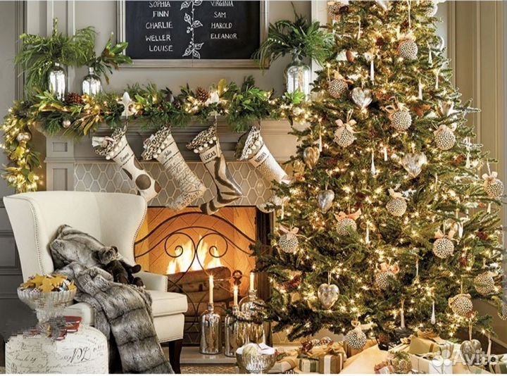 Новогоднее оформление интерьера