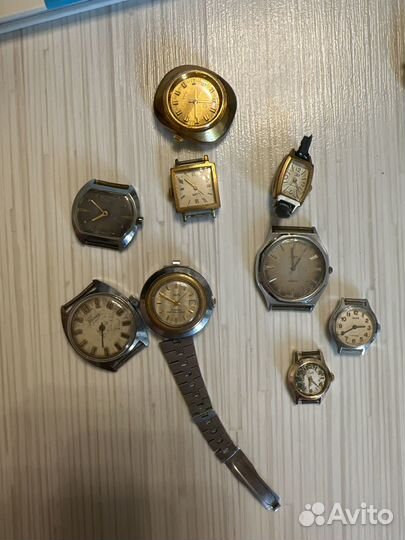 Позолоченные часы СССР