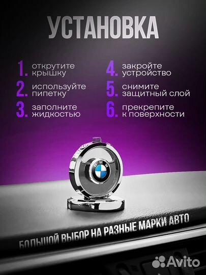 Ароматизатор в машину парфюмированный BMW