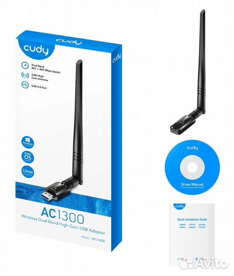 Wi-Fi адаптер Cudy WE1400