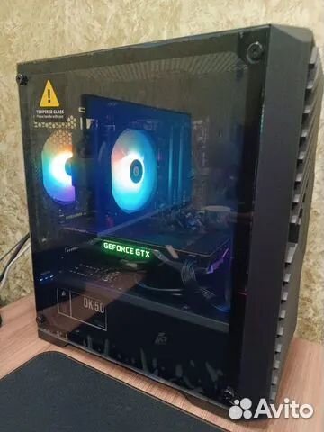 Игровой пк ryzen 5 5500/16bg/m2 512/gtx 1080