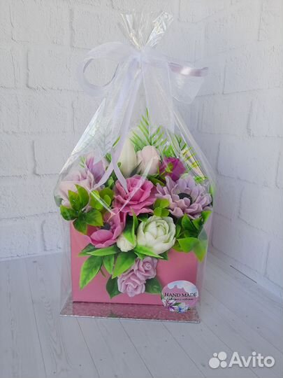 Букет цветов из мыла ручной работы