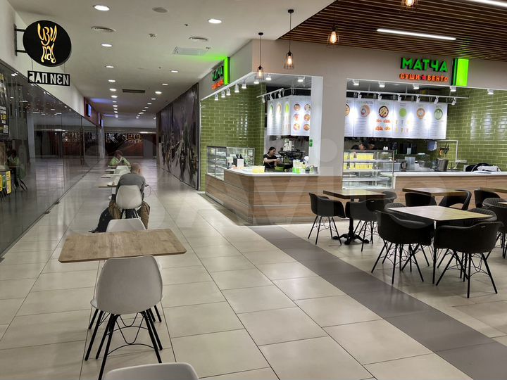 Корнеры на фудкорте от 7 до 60,5 м². Собственник