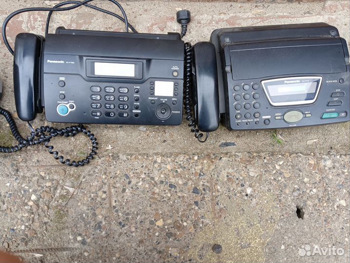 Телефон, факс panasonic, принтер hp