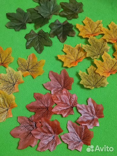Листья осенние на булавке, для платьев и костюмов